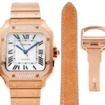 Cartier women's Half Diamond  SANTOS 35.1MM*8.83MM