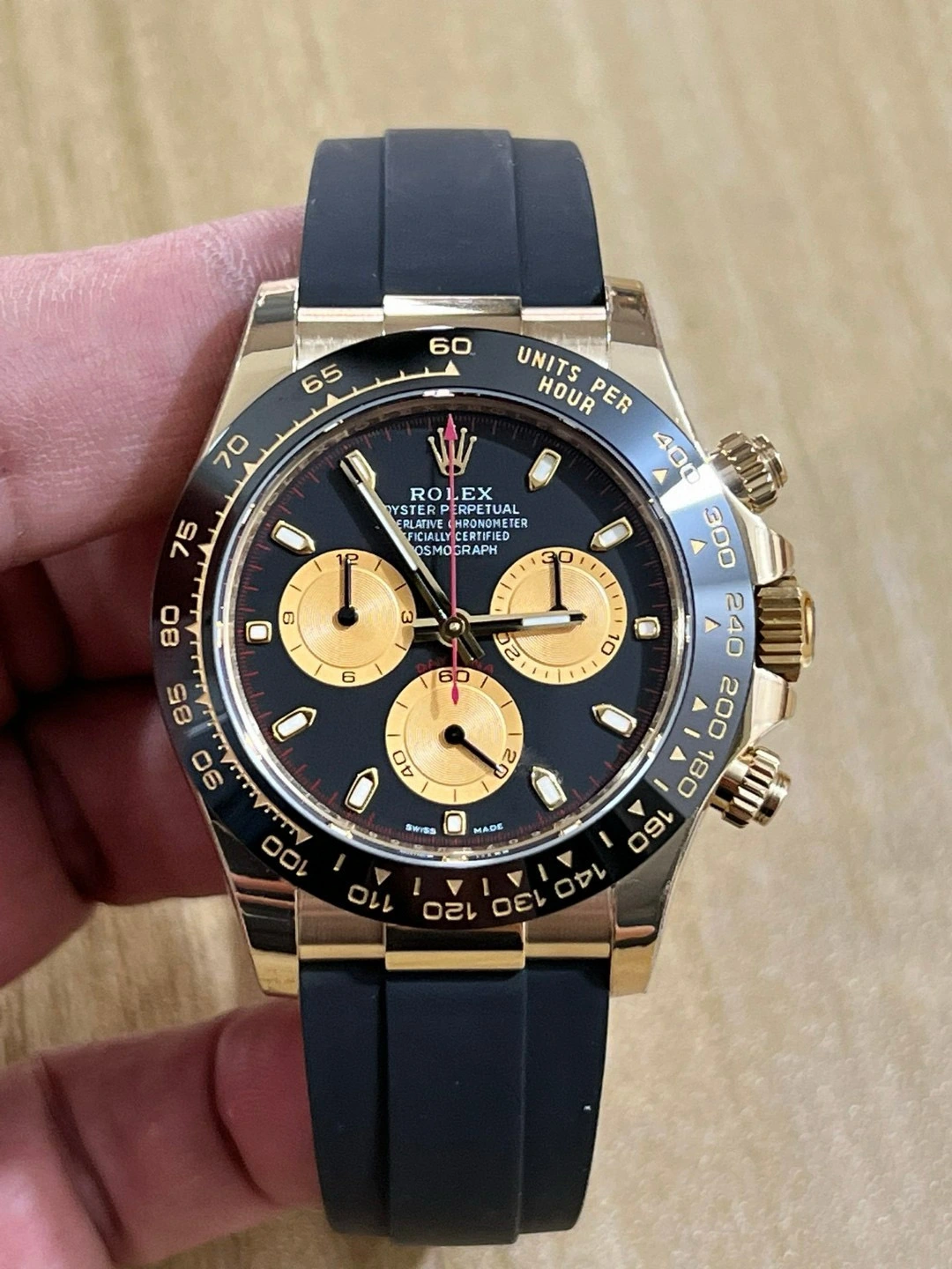 021f3266e0cd129035760f20767bcb56-2.webp Daytona Super Clone 4130 Movement M116515 rose gold - Image 1