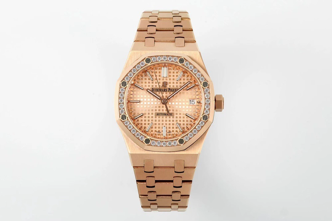 035d665b52b291326380472e2edc4dab-1.webp AP Royal Oak Colored diamond version 15450 Series Super Clone 3120 integrated movement 37MM×9.8MM - Image 1