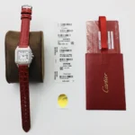 Cartier santos quartz watch: 27*37 mm