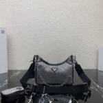 Prada Flash Diamond Bag Size: 22x18cm 1BH204