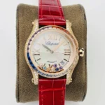 Chopard chopard Happy Sport coloured diamond watch
