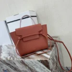 Grainy calfskin leather handbag No. 175519