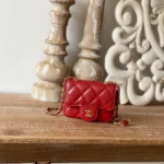 Chanel Stewardess Bag Size: 11cm Style: 81227 Red 02844