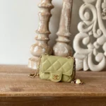 Chanel Belt Bag Size: 11cm Style: 81227 Light Yellow 02844