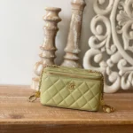 Chanel lambskin Size: 16.5cm Style: 81226 Light Yellow