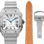 Cartier women's SANTOS Half Diamond 35.1MM*8.83MM