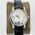 Chopard chopard Happy Sport coloured diamond watch