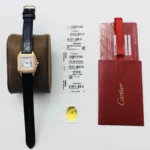 Cartier santos quartz watch: 27*37 mm