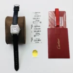 Cartier santos quartz watch: 27*37 mm