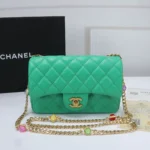 Chanel Stone Chain Bag Size: 21/13/6 Style: 611