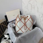 Chanel AS2386 Drawstring Bucket Bag Model: AS2386 Size: 21X23X13cm