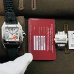 Cartier Santos Couple Watch Diameter: 51*41.3 44.2*35.6 mm