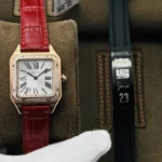 Cartier Santos Quartz movement: 43.5X31.4mm Women's 38X27.5mm